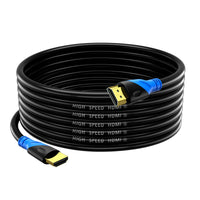 1 x RAW Customer Returns Rommisie 4K 60HZ HDMI cable 12m HDMI 2.0, 18Gbps Ultra High Speed gold-plated connectors, Ethernet Audio Return Video 4K, Full HD1080p, 3D compatible Blu-Ray Laptop PS3 PS5 PS9 PC HDTV - RRP €21.99