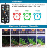 1 x RAW Customer Returns hygger 26W Aquarium LED Light, Full Spectrum Aquarium Lighting with 24 7 Day-Night Cycle Mode, Automatic ON OFF Timer, Adjustable Brightness, 7 Color Options, for 60-76 cm Freshwater Tank - RRP €46.54