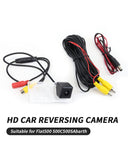 1 x RAW Customer Returns High resolution car camera, rear view camera with color license plate lighting for FIAT 500L - RRP €26.99