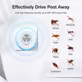 1 x RAW Customer Returns Ultrasonic Mosquito Repellent, 6 Pack Ultrasonic Electromagnetic Repellent for Electric Mice Indoor Repellent Anti Mosquitoes, Mice, Insects, Rats, Cockroaches, Spiders - RRP €29.99