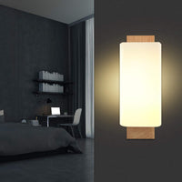 1 x RAW Customer Returns Luniquz Wall Light Wall Lamp Wood for Living Room Bedroom Lights Lamps Corridor Wall Lighting Night Light - RRP €37.01