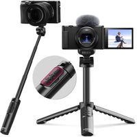 1 x RAW Customer Returns ULANZI RMT-01 Wireless Hand Grip Tripod for Sony ZV A R FX Series, Canon R D Mark Series, Nikon Z Series, Smartphone, Selfie Stick with Remote Control Focus Zoom Camera Tripod - RRP €35.28