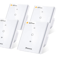 1 x RAW Customer Returns Maxcio WiFi Blinds Switch, WiFi Curtain Switch Percentage Control Compatible with Apple Homekit Siri, Alexa Echo Google Home, White, 4 Packs - RRP €103.99