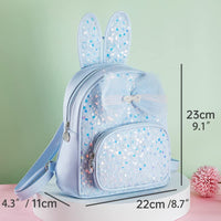 6 x Brand New LIAOLI girls school backpacks, cartoon sequin backpack, preschool kindergarten backpack, daypack, travel bag for toddlers 2-6 years - RRP €165.6