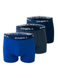 1 x RAW Customer Returns O Neill men s basic boxer shorts sporty companion for everyday life in a set of 3 Blue Mix XXL - RRP €18.84