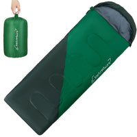 1 x RAW Customer Returns Clostnature Lightweight Camping Sleeping Bag - Outdoor Casual Rectangular Sleeping Bag with Small Pack Size for Adults Women Sports Hiking Left Zipper  - RRP €34.4