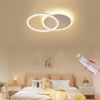 1 x RAW Customer Returns 36W LED ceiling light dimmable ceiling lamp bedroom, 55cm modern ceiling light ring lamp living room, bedroom lamp LED ceiling lamp for bedroom living room office study room children s room - RRP €63.92