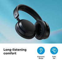 1 x RAW Customer Returns Sennheiser ACCENTUM wireless Bluetooth headphones - 50 hours battery life, high-quality sound, hybrid ANC technology all day, black - RRP €147.6