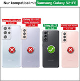 1 x RAW Customer Returns Unzerst rbar f r Samsung Galaxy S21 FE H lle, Eingebetteter Stand Echtes Milit r Sto fest PC TPU Schutzh lle Handyh lle Samsung S21 FE 5G Kratzfeste H lle f r Samsung S21 FE 6.4 Zoll Schwarz - RRP €20.4