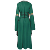 1 x RAW Customer Returns Feynman Retro Medieval Dress Gothic Palace Ladies Trumpet Sleeve Party Renaissance Costume - RRP €43.99