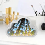 1 x RAW Customer Returns kyaoayo Diy Tulip Night Light, Tulip Lamp, Diy Tulip Lamp Decors, Living Room Bedside Desktop Ornaments, Includes 20 Tulips. Own batteries required . Blue Sea of Flowers  - RRP €21.89