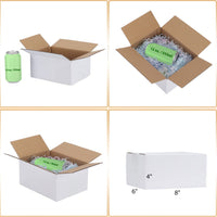 1 x RAW Customer Returns EYMPEU 20.3X15.3X10.2cm Cardboard Boxes with Lid for Package Shipping, 40 Pack, Kraft Paper Boxes for Gift or Packaging, White - RRP €29.99