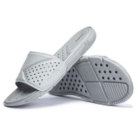 1 x Brand New Unisex bathing slippers, lightweight sandals with open toes, comfortable summer bathing slippers for leisure, sports, fitness, gray 38 - RRP €20.1