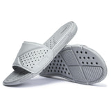 1 x Brand New Unisex bathing slippers, lightweight sandals with open toes, comfortable summer bathing slippers for leisure, sports, fitness, gray 41 - RRP €19.1