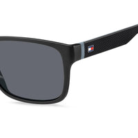 1 x RAW Customer Returns Tommy Hilfiger TH 1718 S Black Grey 56 16 145 Men s Sunglasses - RRP €65.0