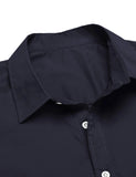 1 x RAW Customer Returns COOFANDY shirts men s regular fit business shirt casual shirts easy iron for suits, business, weddings, leisure - long sleeve shirts for men long sleeve shirt navy blue XL - RRP €32.16