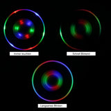 1 x RAW Customer Returns MEDOYOH Set of 6 Colorful LED Coasters Glowing for Drinks, ON Off Button Drinks Coaster Set, Waterproof Coasters Acrylic Round for Glasses Bottles Parties Weddings Bar Christmas Pub - RRP €23.18