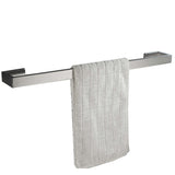 1 x RAW Customer Returns Flybath Towel Rail SUS 304 Stainless Steel Brushed Silver Towel Holder Bath Towel Rack Wall Mounted, 60cm 24inch - RRP €38.98