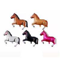 1 x Brand New 10pcs Horse Balloons 30inch Horse Party Decorations Horse Shape Foil Balloon for Graduation Birthday Wedding Party Decorations - RRP €15.99