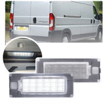 1 x RAW Customer Returns NSLUMO LED License Plate Light Compatible with Fi.at Ducato Bus Box Peugeot Boxer Bus Box Citroen Jumper Bus Box 2006-2019 - RRP €18.14