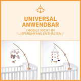 3 x Brand New Livonir Super Tall Wooden Mobile Bed Mobile Support 70 cm for Hanging Games on Cots, Changing Tables and Playpens - Easy to Use Mobile Mobile Support - No Tools Required - RRP €75.27