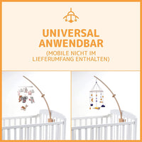 2 x Brand New Mobile holder made of wood I Designed in Germany I Mobile holder for changing table, playpen or baby bed I The baby mobile holder, mobile attachment made of wood I Assembly without tools I extra high 70cm - RRP €49.16