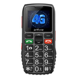 1 x RAW Customer Returns artfone senior cell phone without contract 4G Large button cell phone with SOS emergency call button Pensioner cell phone large buttons C1 Simple button cell phone with USB-C and 1800 mAh battery Long standby time T9 RRP €44.99