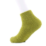 1 x Brand New LERTREEUK 5 Pairs Women s Fleece Socks Green  - RRP €22.8