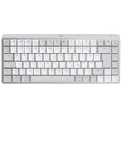 1 x RAW Customer Returns Logitech MX Mechanical Mini for Mac, Wireless Keyboard with Lighting, Low Profile Keys, Tactile Quiet Keys, Backlight, Bluetooth, USB-C, Apple, iPad, German QWERTZ - Pale Grey - RRP €140.12