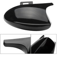 1 x RAW Customer Returns KASturbo rear view mirror cover caps suitable for E81 E87 E90 E91 E92 E93 LCI M3 Style 2005-2007 Left Right Black glossy - RRP €48.98