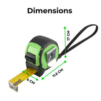 1 x Brand New TOOLZILLA 5m Retractable Measuring Tape for DIY and Construction Site Use - RRP €25.2