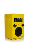 1 x RAW Customer Returns Tivoli Audio PAL BT - Rechargeable Vintage Alarm Clock Radio with 16H Battery - Retro Portable Bluetooth Speaker with LED Screen - Dab FM Radio with Remote Control - Water Resistant - Yellow - RRP €239.0