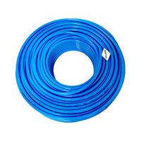 3 x RAW Customer Returns TEN-HIGH 15m PU air hose pneumatic hose 8mm ID x 12mm OD blue for pneumatic tools, woodworking etc. - RRP €98.52