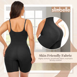 1 x Brand New SLIMEBELLE Shapewear Women Tummy Control Body Shaper Women Corset Body Strong Shaping Shapewear Shaping Bodysuit with Adjustable Straps - RRP €31.25