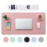 2 x RAW Customer Returns BUBM Multifunctional Office Mouse Pad, 90 x 43cm Waterproof Desk Pad Made of PU Leather, Ultra Thin Mousepad, Non-Slip Desk Mat, for Office and Home-Pink - RRP €34.18