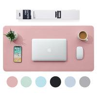 1 x RAW Customer Returns Multifunctional Office Mouse Pad, BUBM 80 x 40 cm Waterproof Desk Pad Made of PU Leather, Ultra-thin Mouse Pad, Non-Slip Desk Mat, for Office and Home - Pink - RRP €14.95