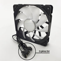 1 x RAW Customer Returns EMPIRE GAMING Guardian P-W120 Watercooling AIO PC Gamer CPU Cooling Liquid ARGB 3 Pins 5V 1x120MM Intel LGA 1700 1200 115X 1366 2066 2011, AMD AM5 AM4 Black - RRP €57.99