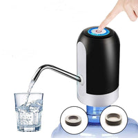 1 x RAW Customer Returns CALA VERDE automatic water dispenser - for jugs, electric water pump USB charging distributor, BPA free silicone Black  - RRP €17.95