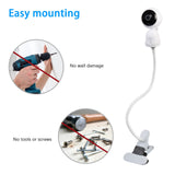 1 x Brand New BECEMURU Versatile Flexible Clamp Mount with 1 4 Screw Connection Compatible with Eufy Security 720P Video Baby Monitor - RRP €24.0