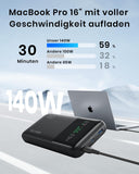 1 x RAW Customer Returns INIU Power Bank, 27000mAh 140W Portable Charger Quick Charge, PD3.1 External Battery Powerbank Compatible with MacBook Pro iPhone 15 14 Plus Pro Max Galaxy S23 Ultra Steam Deck iPad etc - RRP €88.51