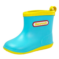 1 x RAW Customer Returns Baiyouli Toddler Kids Wellington Boots Waterproof Non-Slip Rain Shoes Lightweight Soft Rain Boots for Children Girls Boys 1-6 Years,Blue,Manufacturer Size 18, 27 EU - RRP €22.99