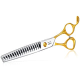 1 x RAW Customer Returns JASON 7.5 inch 18 teeth thinning scissors dog scissors professional chunker scissors fur scissors for dogs cats etc. - RRP €39.99