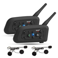 1 x RAW Customer Returns EJEAS V6PRO Motorcycle Intercom Bluetooth Headsets 1200m up to 6 riders DSP noise reduction, waterproof, communication system for motorcycles, USB-C - RRP €119.99