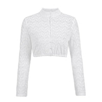 54 x RAW Customer Returns Dirndlwelle women s elegant dirndl blouse white traditional blouse with lace size 38 46 - RRP €1850.58