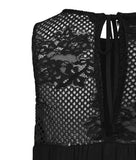 2 x Brand New DOTIN Women s Summer Top Sleeveless Blouse Top Tank Top Elegant Vest Top Plain Floral Pattern Lace Shirt, Black, L - RRP €38.3