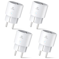 1 x RAW Customer Returns Alexa socket pack of 4, EIGHTREE Smart WLAN socket with power measurement, voice control timer, Smart Home WiFi socket works with Alexa, Google Home, only 2.4GHz WiFi - RRP €39.99