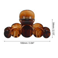 1 x Brand New VOCOSTE Claw Clip Hair Accessories Barrette No Slip Grip Plastic for Women Girls Brown 3.94  - RRP €18.0