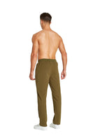 1 x RAW Customer Returns Tansozer jogging bottoms men s cotton training trousers men s sports trousers men s long fitness trousers men s zip pockets without cuffs army green 2XL - RRP €33.99