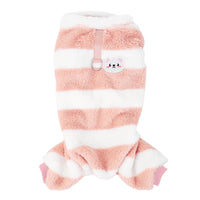 1 x Brand New Greyoe Dog Pajamas, Dog Clothing Accessories, Dog Bodysuit After Surgery, Flannel Dog Pajamas for Small and Medium Dogs Winter Clothes Leak-Proof Surgical One-Piece XXL, Pink  - RRP €20.4