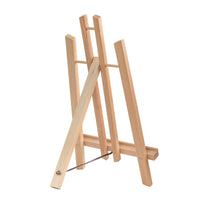 3 x RAW Customer Returns Table easel made of beech wood 40 cm high easel wooden easel mini easel children s easel foldable and height adjustable - RRP €42.33